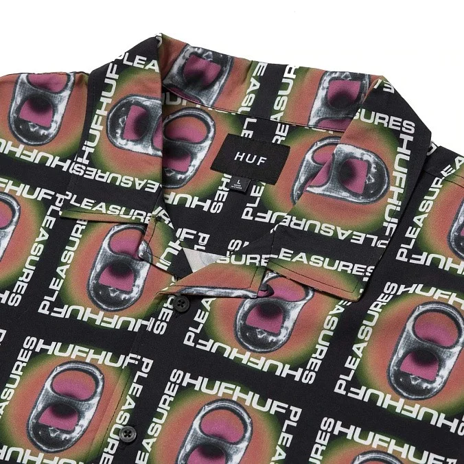 Рубашка HUF X PLEASURES Pop Top Rayon Woven Shirt