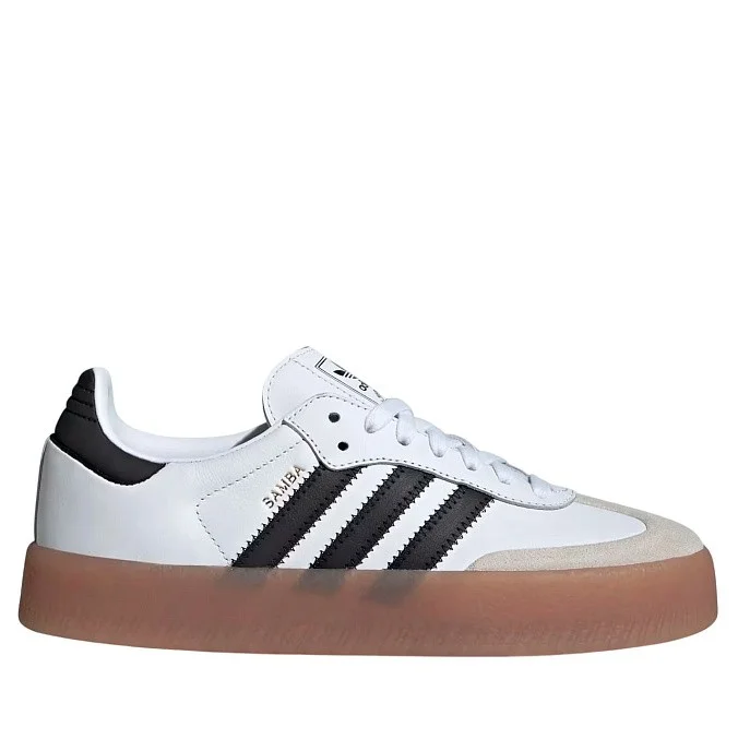 Кроссовки женские adidas Originals Sambae Cloud White/Core Black/Gold Metallic