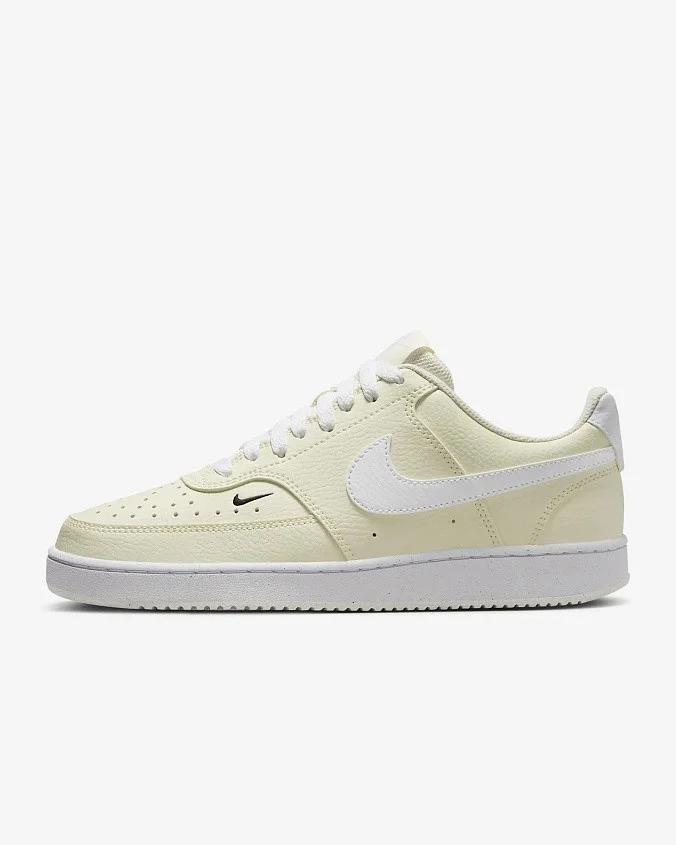 Кроссовки женские Nike Court Vision Low Next Nature White/Black/Pale Ivory