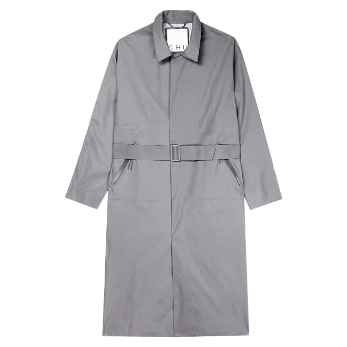 Рипстоп тренч мужской SHU светло-серый