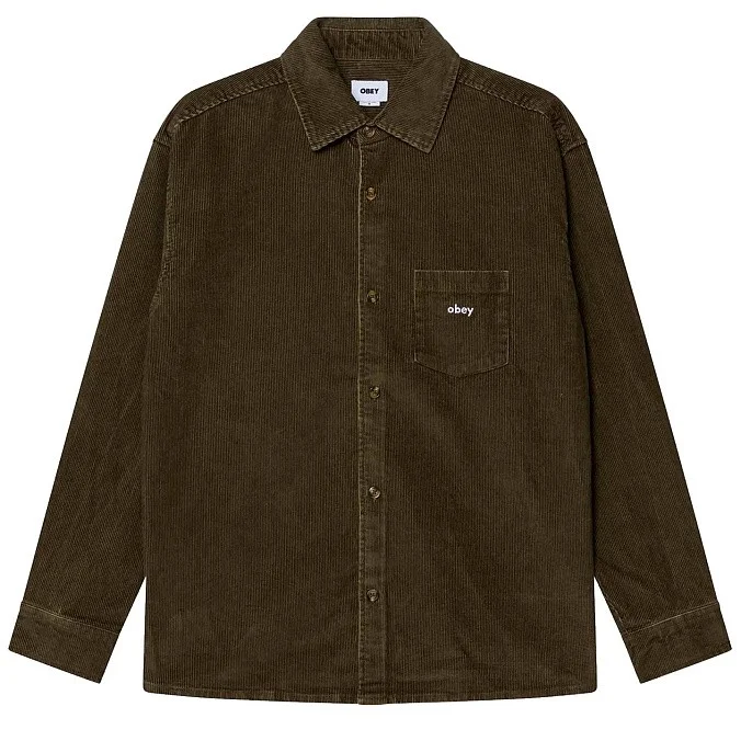 Рубашка Obey Buckley Corduroy Woven