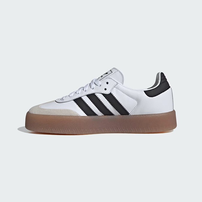 Кроссовки женские adidas Originals Sambae Cloud White/Core Black/Gold Metallic
