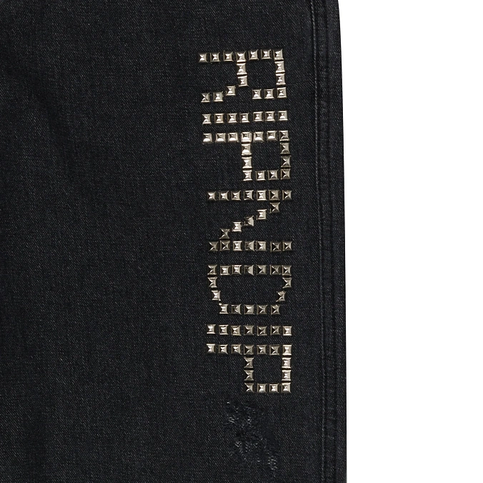 Джинсы RIPNDIP Rockstar Distressed Denim Pants Black