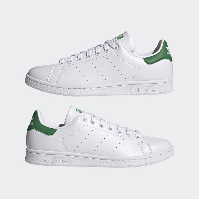 Кеды мужские adidas Originals Stan Smith Cloud White/Core White/Green