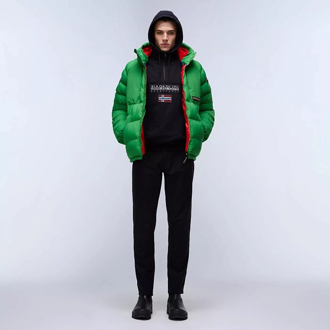 Толстовка Napapijri Burgee HZH 2.0 Black